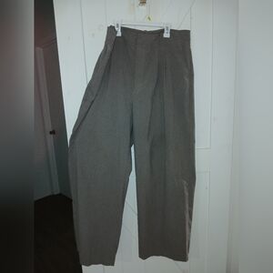 Zara Women's Brown Wide-Leg Trousers